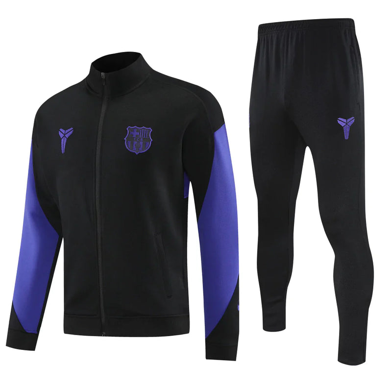 Conjunto de Frio - Barcelona Preto e Roxo