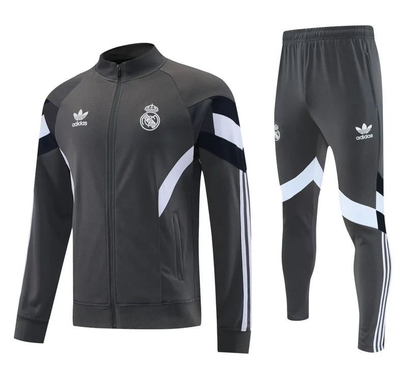 Conjunto de Frio - Real Madrid Cinza
