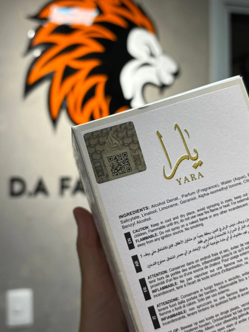 Perfume Yara Moi Lattafa Eau de Parfum Feminino 100ml . 100% Original