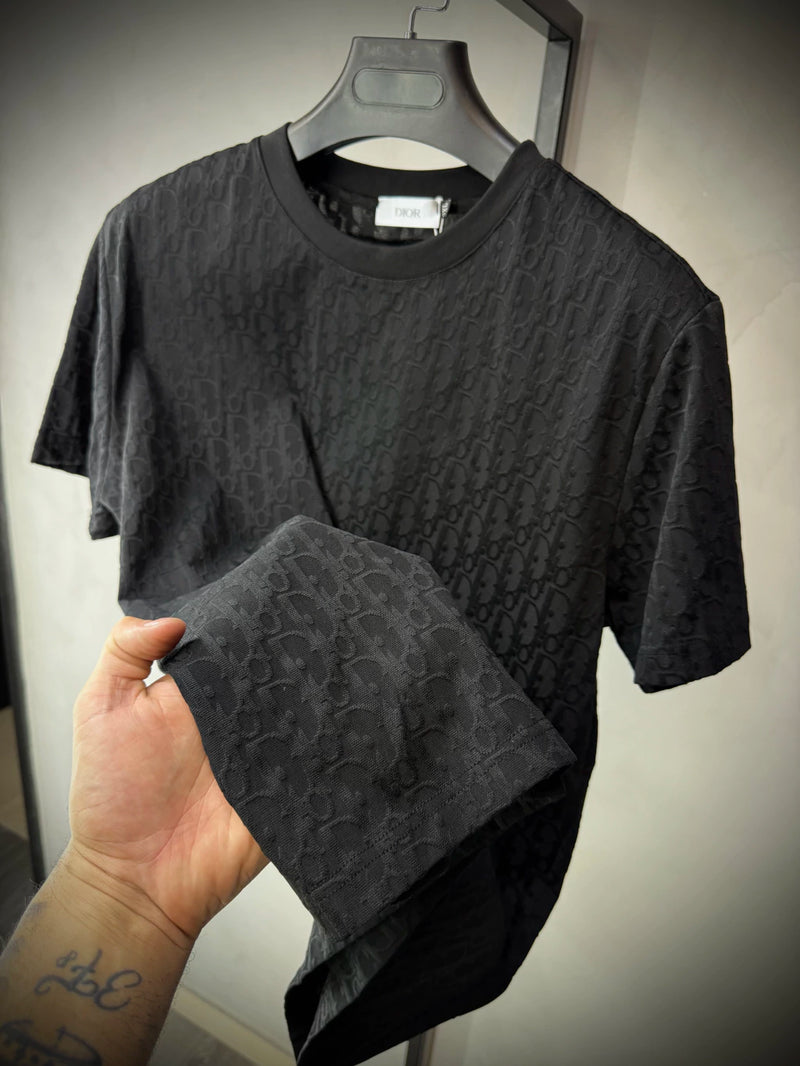 Camisa Grife Importada DIOR | Alto relevo - Preta