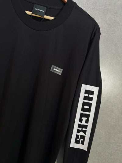 Camiseta Hocks Preto Manga longa