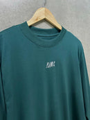 Camiseta Plano C Verde Manga Longa