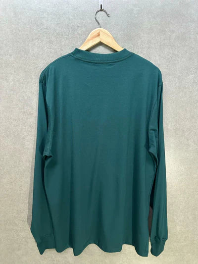 Camiseta Plano C Verde Manga Longa