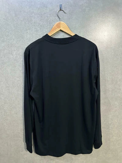 Camiseta Plano C Preto Manga Longa