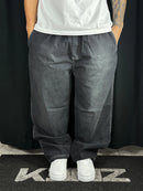 Calça Baggy Jeans Preto Jateado