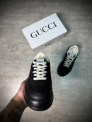 Tênis Importado GUCCI | Cadarço Off White - Preto