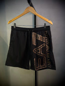 Short ARMANI - Preto com EA7 Dourado