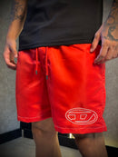 Short Diesel Logo Circular - Vermelho - Importado