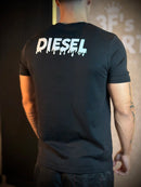 Camisa Diesel Logo Frontal Estampa Costas - Preta