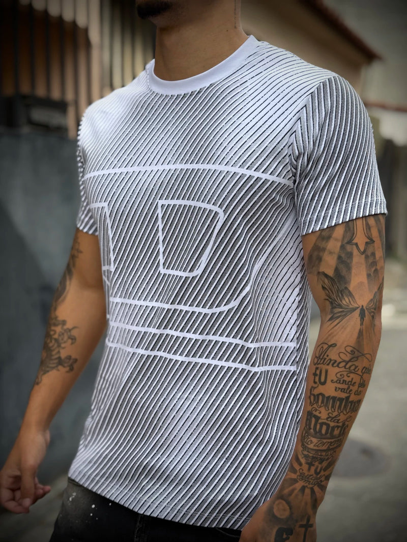 Camisa Diesel Street Lines - Branca