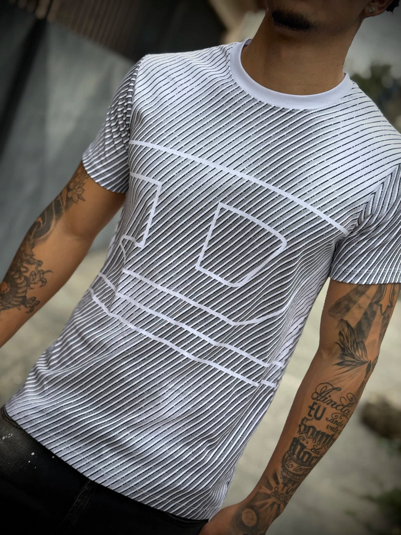 Camisa Diesel Street Lines - Branca