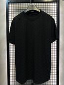 Camisa Louis Vuitton Alto Relevo | Símbolos LV - Importada Premium - Preta