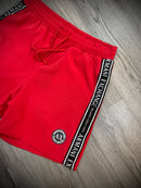 Short Armani Exchange - Milano | New York | Fita lateral - VERMELHO