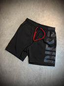 Short Diesel Logo Lateral - Preto All Black