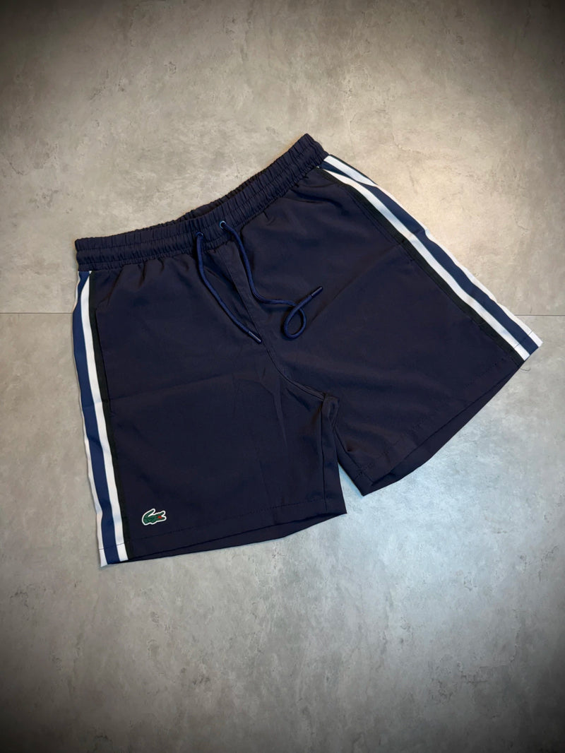 Short Lacoste Faixa Lateral Sport 2025 - Azul Marinho