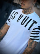 Camisa LV Estampa Frontal - Branca