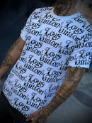 Camisa LV Estampa Monogramada - Branca