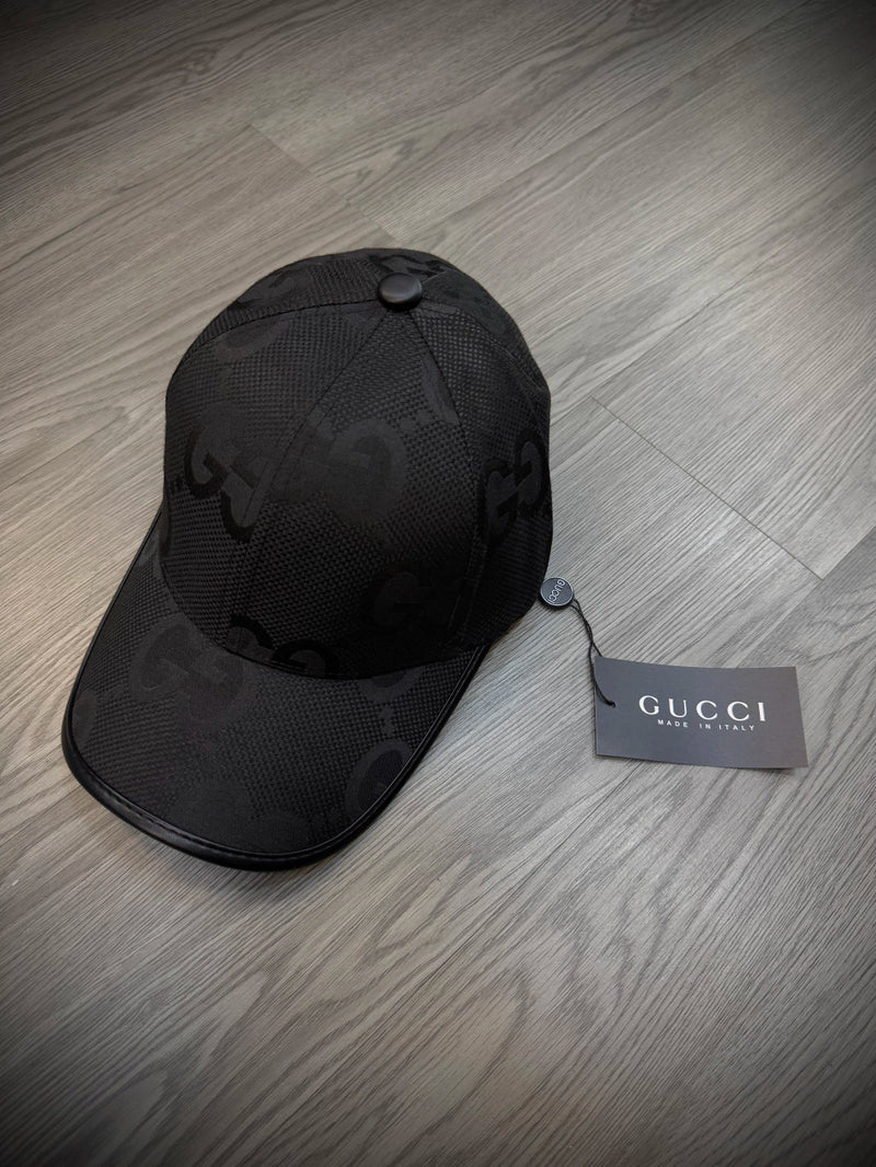 Boné Gucci - Estampa GG - Preto