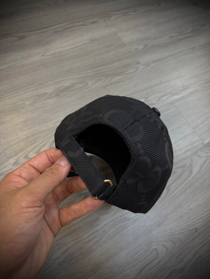 Boné Gucci - Estampa GG - Preto