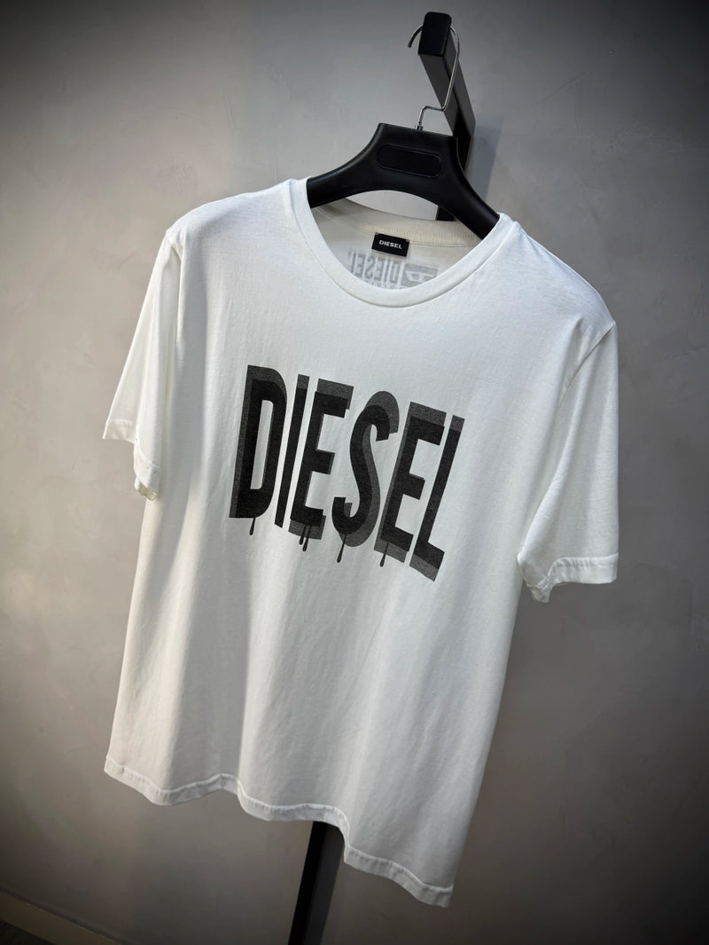 Camisa Diesel Logo Frontal - Branca