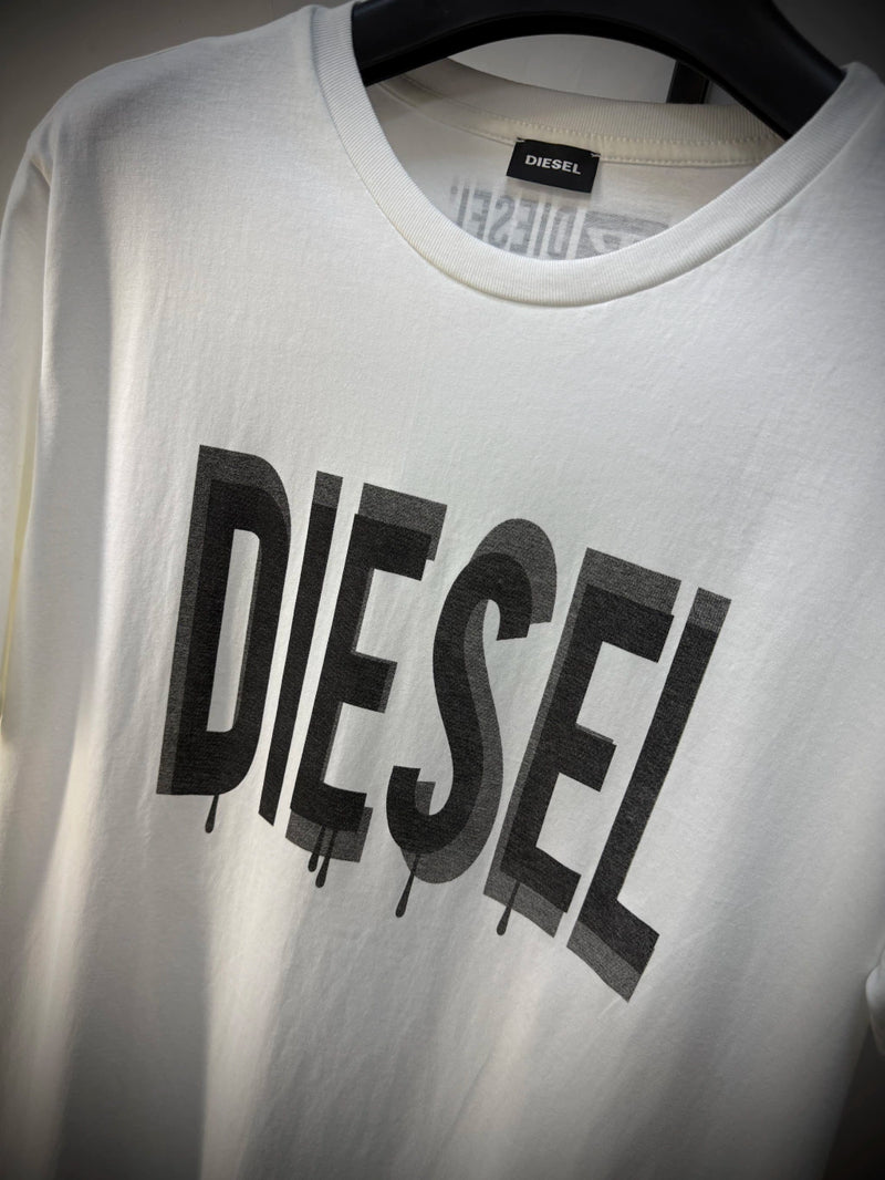 Camisa Diesel Logo Frontal - Branca