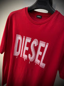 Camisa Diesel Logo Frontal - Vermelha