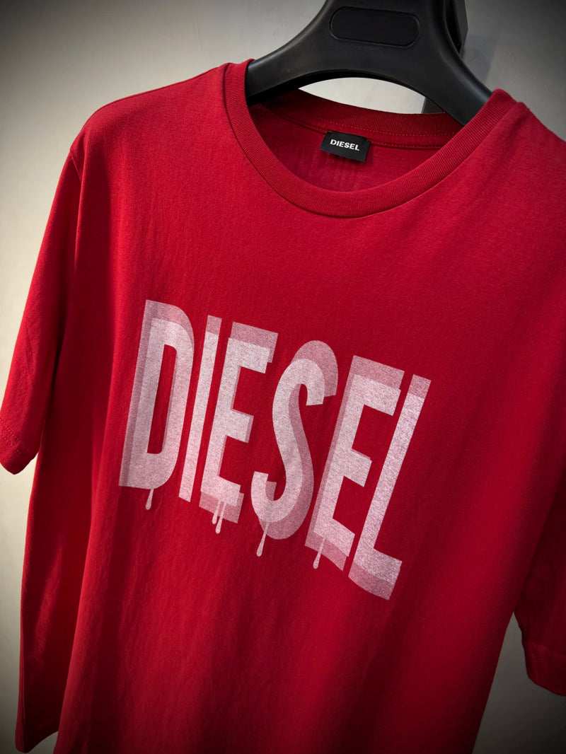 Camisa Diesel Logo Frontal - Vermelha