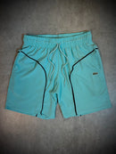 Short Lacoste | Friso Preto - Verde ÁguaShort Lacoste | Friso Preto - Verde Água