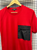 Camisa PRADA com Bolso & Logo em Metal - CORES