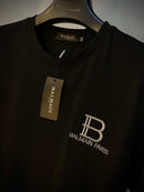 Camisa BALMAIN Básica Bordada - PRETA