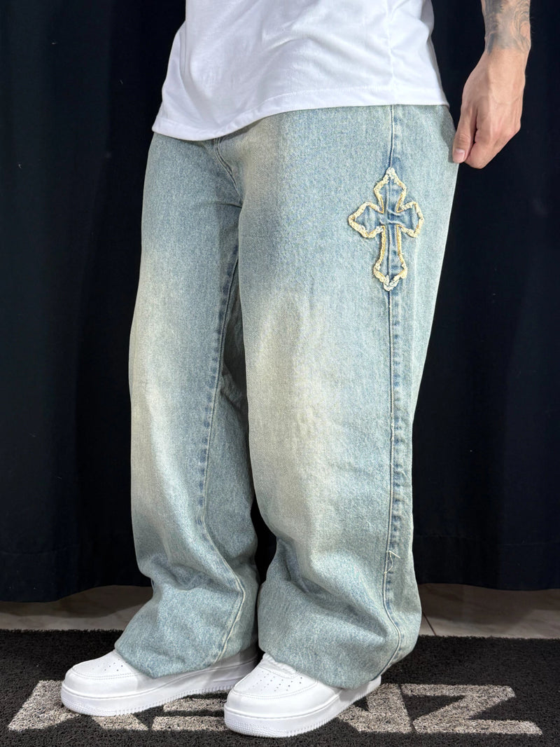 Calça Jeans Baggy Dirty Cruz