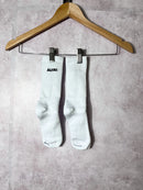 Meia Branca Básica Bordada Altai