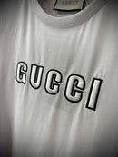 Camisa Gucci Logo Bordada - Branca - Premium