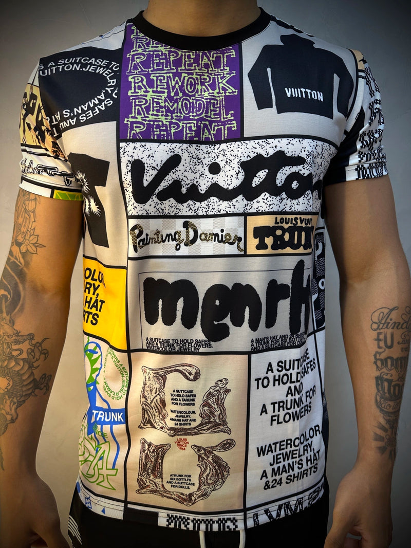 Camisa LV Limitada Read-to-Wear | Padronagem LV Franzine