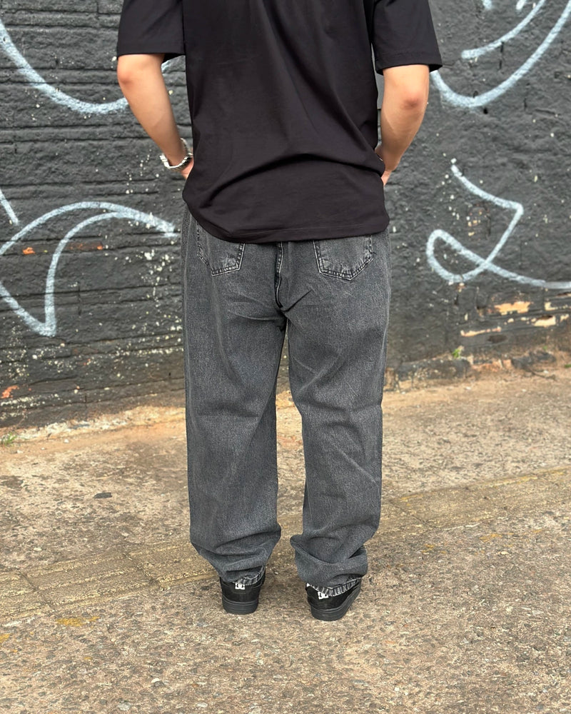 Calça Skull Jeans Reta Estonada