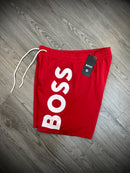 Short HUGO BOSS Vermelho - Escrita Lateral Estampado