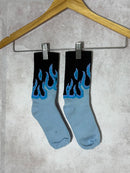 Meia Branca Trought The Flames 4 Altai Azul